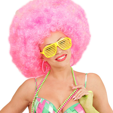 Widmann SRL Neon roze oorbellen voor