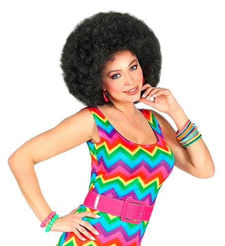 Widmann SRL Neon roze riem vinyl