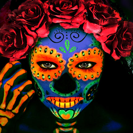 Widmann SRL Neon schmink oranje in tube