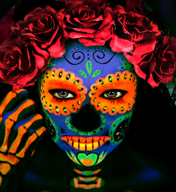 Widmann SRL Neon schmink oranje in tube