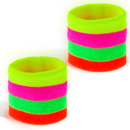 Widmann SRL Neon zweetbanden meerkleurig