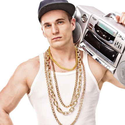 Widmann SRL Nep gouden ketting Hip Hop