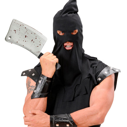 Widmann SRL Nep hakbijl met bloedspetters 44cm