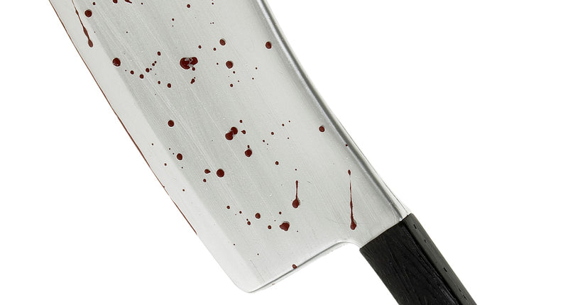 Widmann SRL Nep hakbijl met bloedspetters 44cm