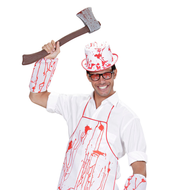 Widmann SRL Nep houten  bijl met bloedspetters