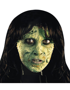 Widmann SRL Nep huid groen latex heks zombie