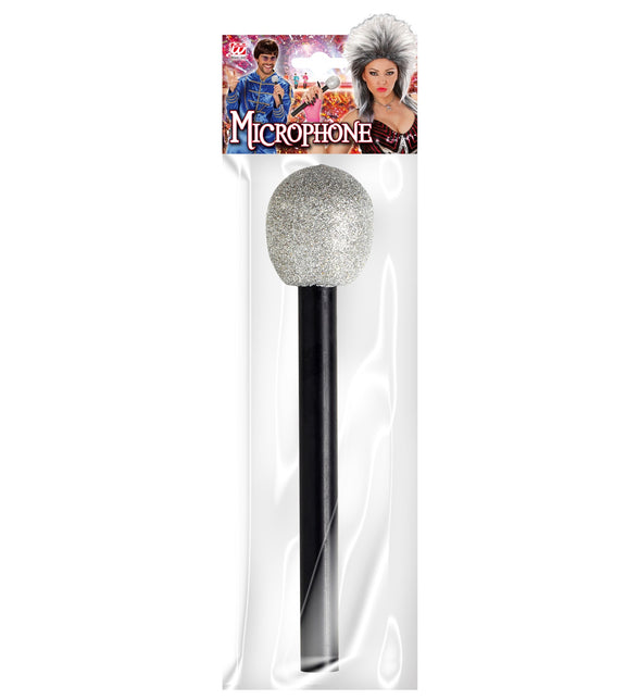 Widmann SRL Nep microfoon zanger glitter