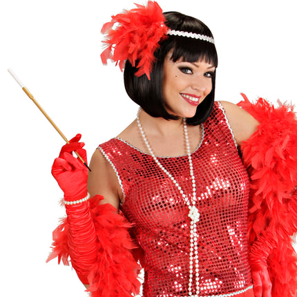 Widmann SRL Nep parelketting wit 160cm