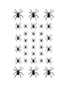 Widmann SRL Nep plak tattoo spinnen 32 stuks