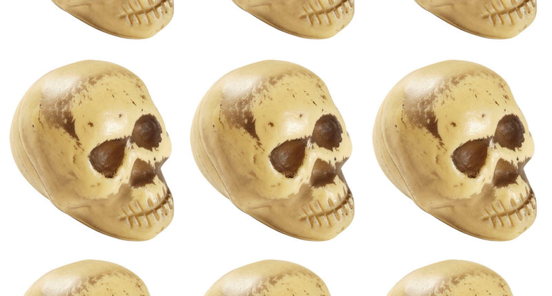 Widmann SRL Nep schedels halloween 8 stuks