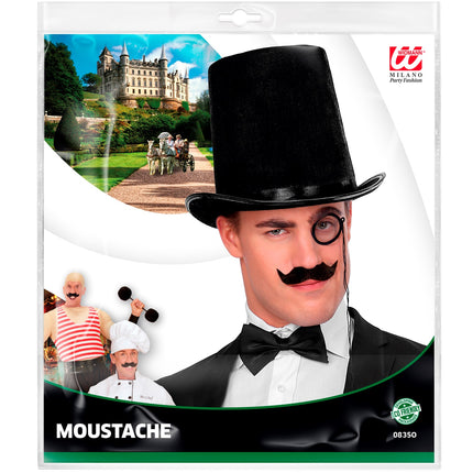 Widmann SRL Nep snor zwart Ambassadeur