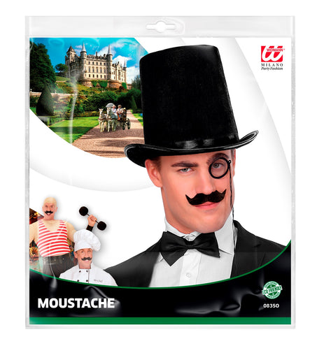 Widmann SRL Nep snor zwart Ambassadeur