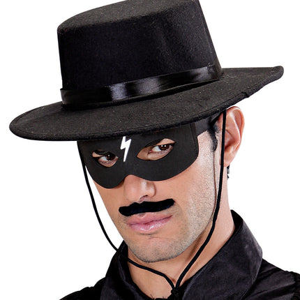 Widmann SRL Nep snorren zwart 12 stuks