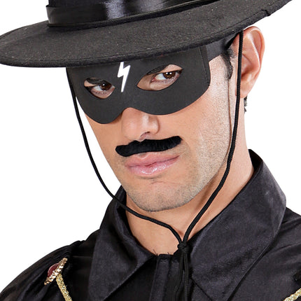 Widmann SRL Nep snorren zwart 12 stuks