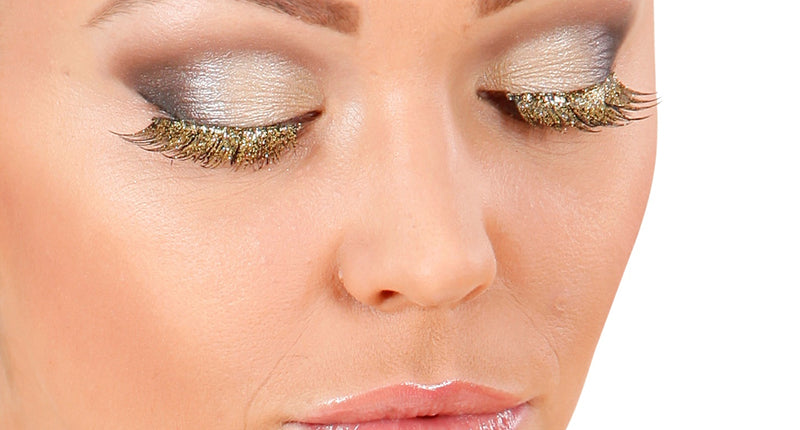 Widmann SRL Nepwimpers glitter goud