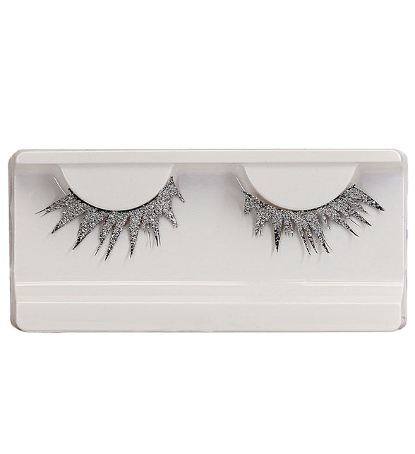 Widmann SRL Nepwimpers glitter zilver