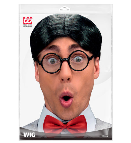 Widmann SRL Nerd pruik schooljongen