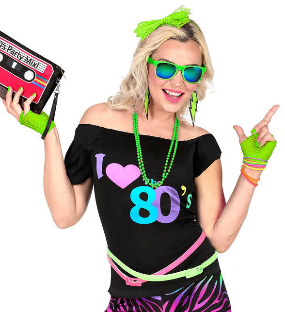 Widmann SRL Net handschoenen neon groen