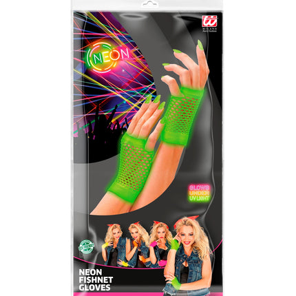 Widmann SRL Net handschoenen neon groen