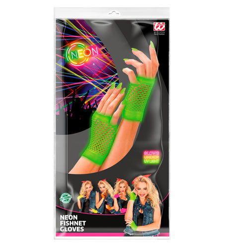 Widmann SRL Net handschoenen neon groen