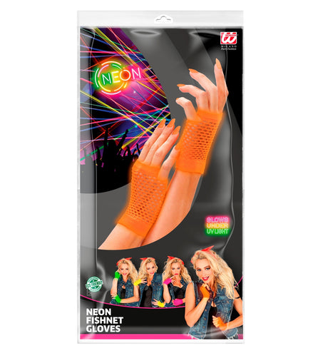 Widmann SRL Net handschoenen neon oranje