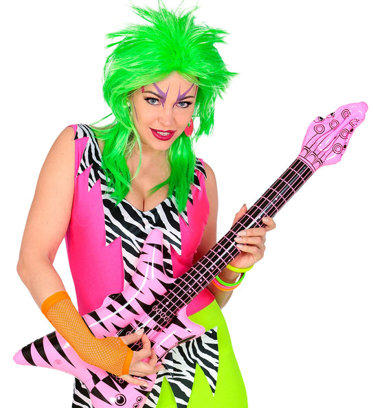 Widmann SRL Net handschoenen neon oranje lang