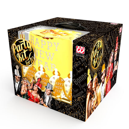 Widmann SRL Nieuw jaar versierset goud Happy New Year