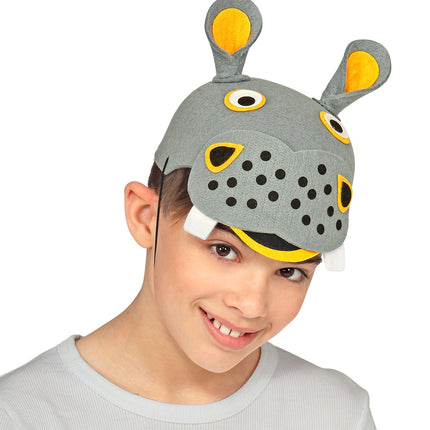 Widmann SRL Nijlpaard hoedje kinderen