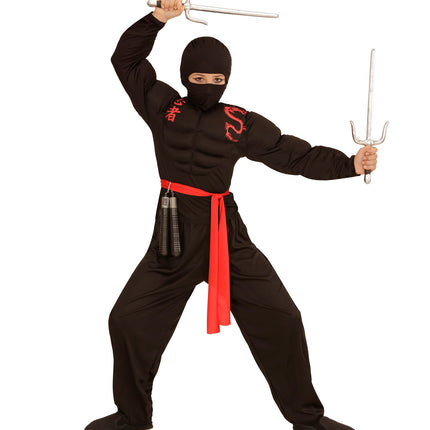 Widmann SRL Ninja mutsen voor kinderen