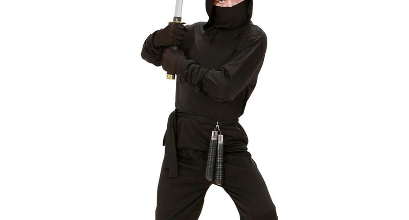 Widmann SRL Ninja pak zwart kind goedkoop