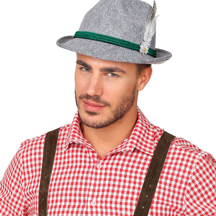 Widmann SRL Oktoberfest Bayern hoed met veer