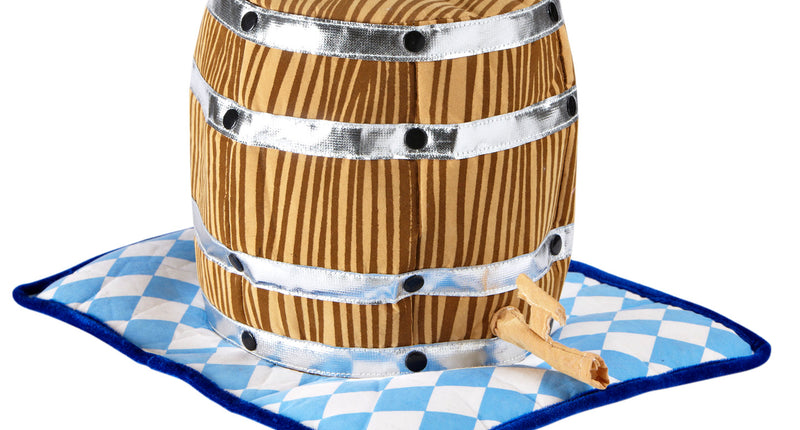 Widmann SRL Oktoberfest hoed biervat blau weiss