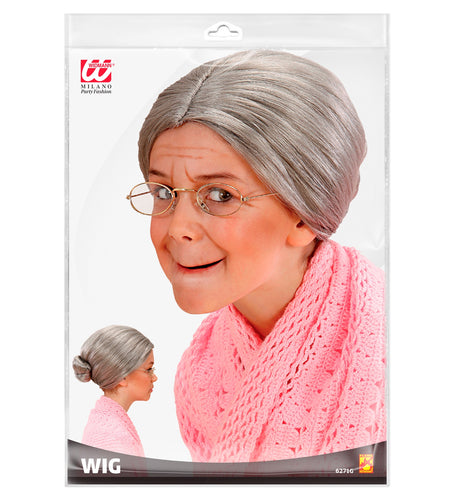 Widmann SRL Oma pruik voor kinderen