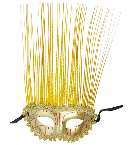 Widmann SRL oogmasker goud met lange punten