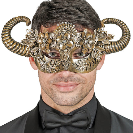 Widmann SRL Oogmasker Ram goud luxe