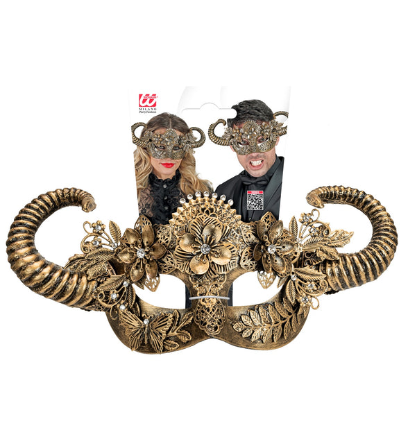 Widmann SRL Oogmasker Ram goud luxe