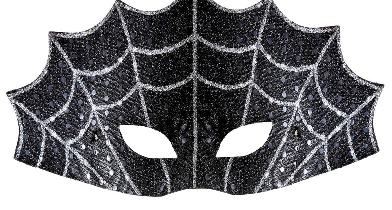 Widmann SRL Oogmasker spinnenweb heks