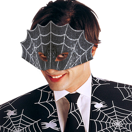 Widmann SRL Oogmasker spinnenweb heks