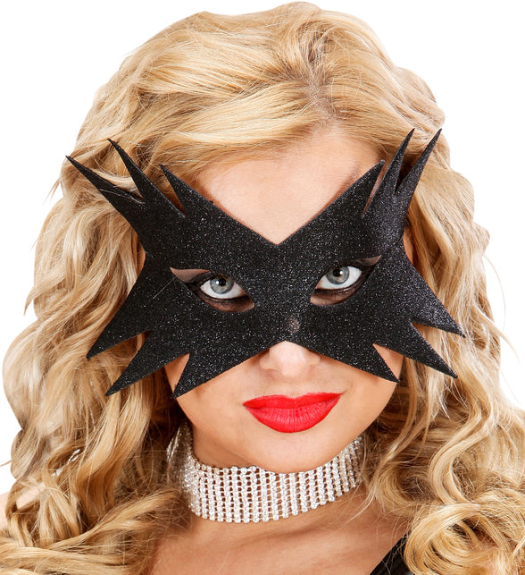 Widmann SRL oogmasker ster zwart