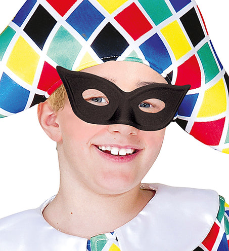 Widmann SRL Oogmasker vlinder zwart kinderen