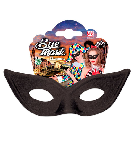 Widmann SRL Oogmasker vlinder zwart kinderen