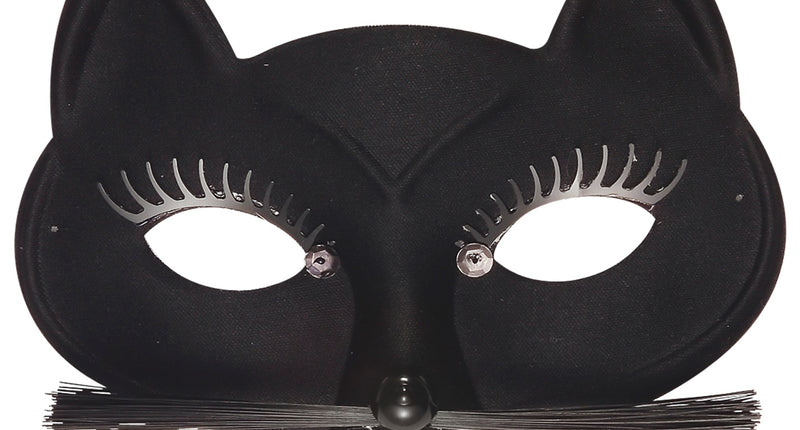 Widmann SRL Oogmasker zwarte kat krabbie