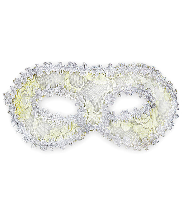 Widmann SRL Oogmaskers met witte roos