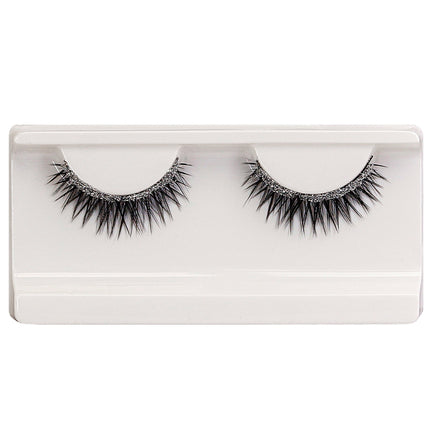 Widmann SRL oogwimpers zilver glitter