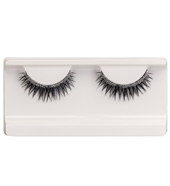 Widmann SRL oogwimpers zilver glitter