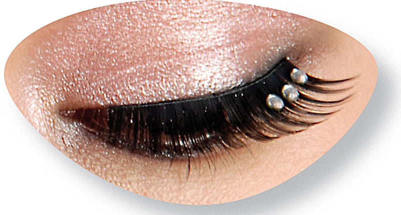 Widmann SRL Oogwimpers Zwart Met Strass Steentjes