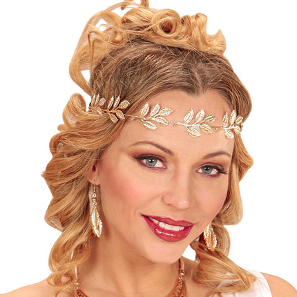 Widmann SRL Oorbellen gouden bladeren