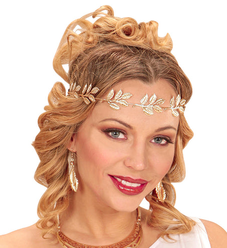 Widmann SRL Oorbellen gouden bladeren