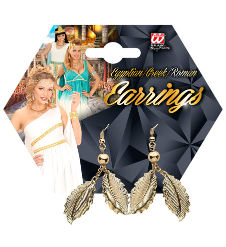 Widmann SRL Oorbellen gouden bladeren