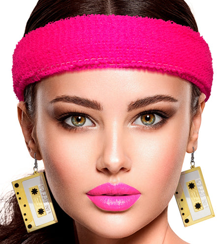 Widmann SRL Oorbellen jaren 80 cassetteband